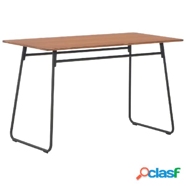 vidaXL Tavolo da Pranzo Marrone 120x60x73 cm Compensato