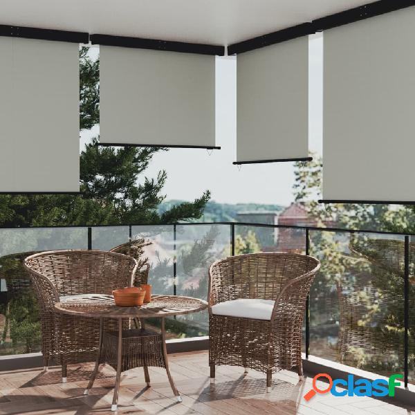 vidaXL Tenda Laterale per Balcone 140x250 cm Grigia