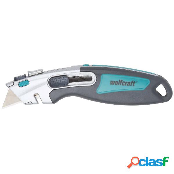 wolfcraft Coltello Multiuso a Doppio Trapezio di Sicurezza
