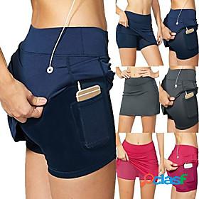 womens tennis skirts inner shorts active elastic sports