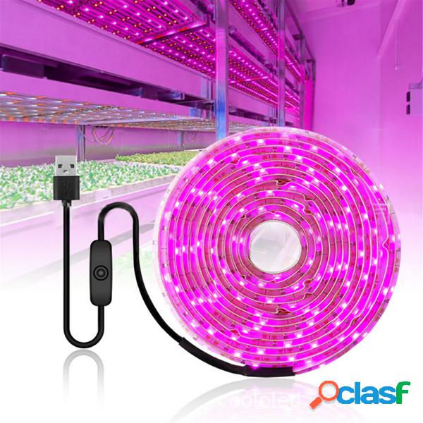 0.5 / 1/2/3/4 / 5M USB LED Grow Strip Light Impermeabile