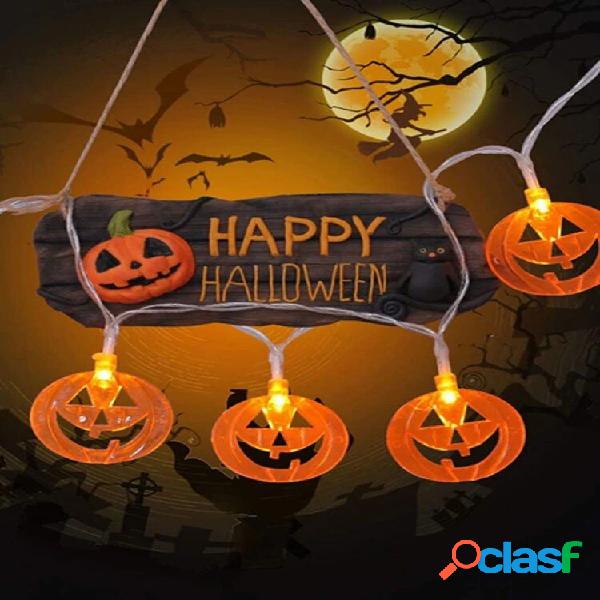1.5/2/3/6m Zucca Led Luce Lanterna Stringa Festa Allaperto