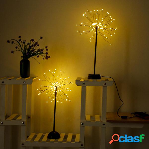 100 LED Denti di leone lampada USB Firework Night Light