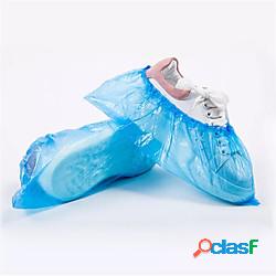 100 pz/pacco copriscarpe monouso in plastica antipioggia