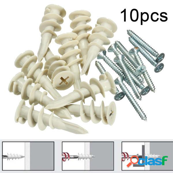 10Pcs Nylon Piatto Velocità di fissaggio della spina della