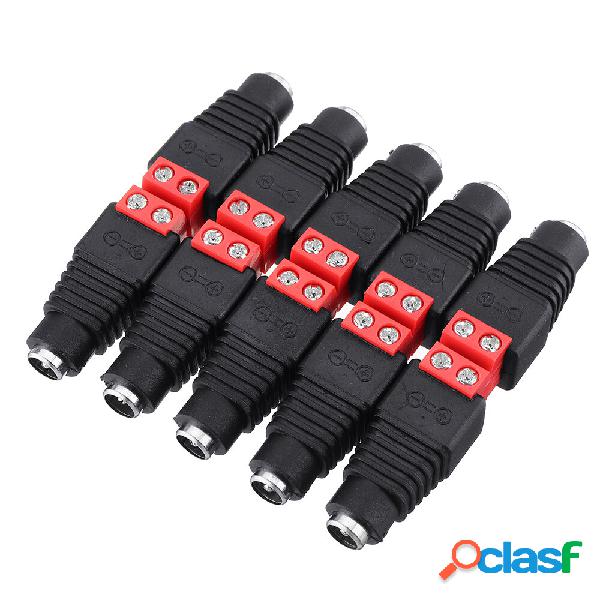 10Pcs Telecamere CCTV 2.1mm x 5.5mm Femmina Adattatore per