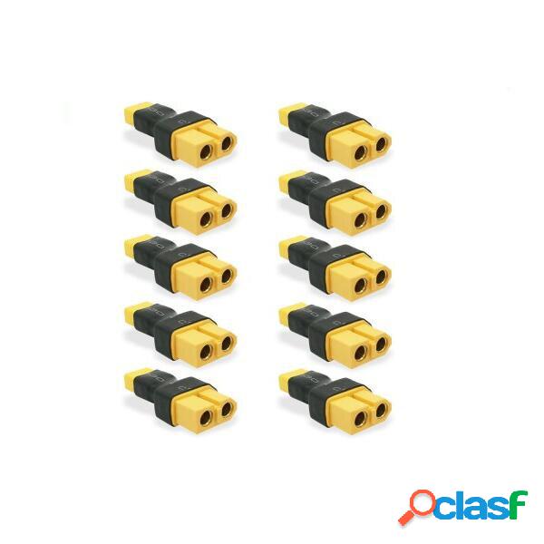 10Pcs XT30 Adattatore Maschio a XT60 Batteria Connettore per
