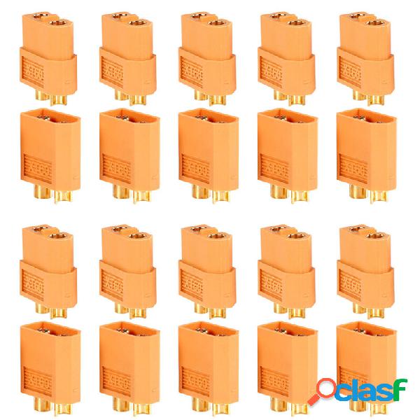 10X XT60 Maschio Femmina Pallottola Connettore Spine per RC