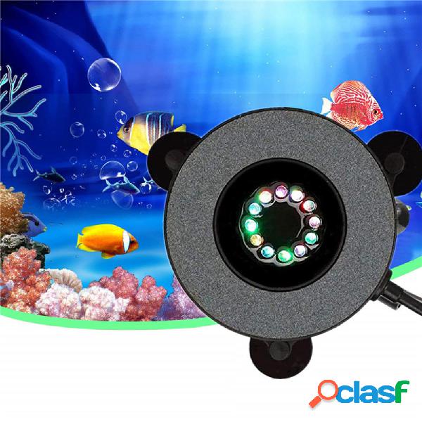 12 LED Pompa sommergibile per acquario in pietra a bolle