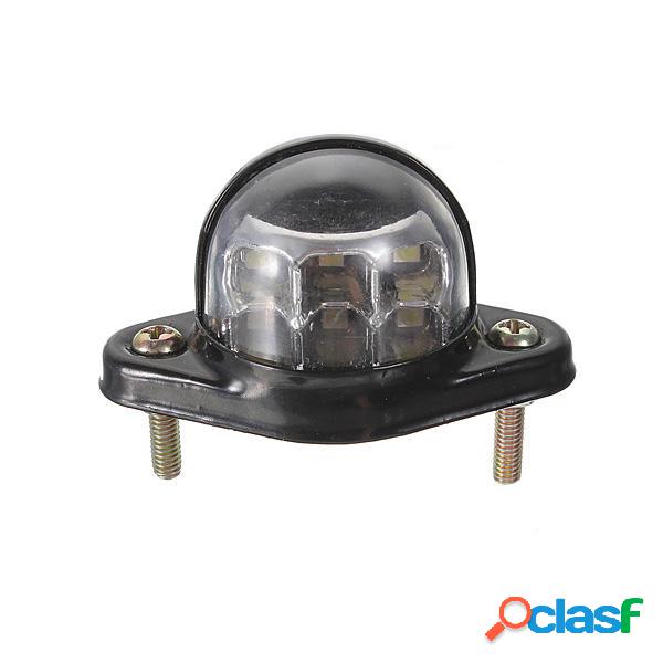 12v 6 LED s luce targa di licenza del riflettore per moto
