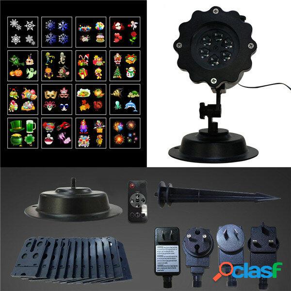 16Patterns remoto Controllo LED Luce Stage Impermeabile