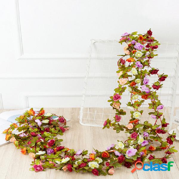 1PC 2.5m Ghirlanda di fiori artificiali Edera Autunno