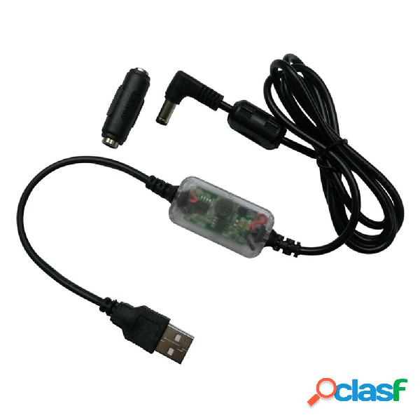 1PC MXK trasparente Cavo di ricarica 2 in 1 Batteria Cavo di