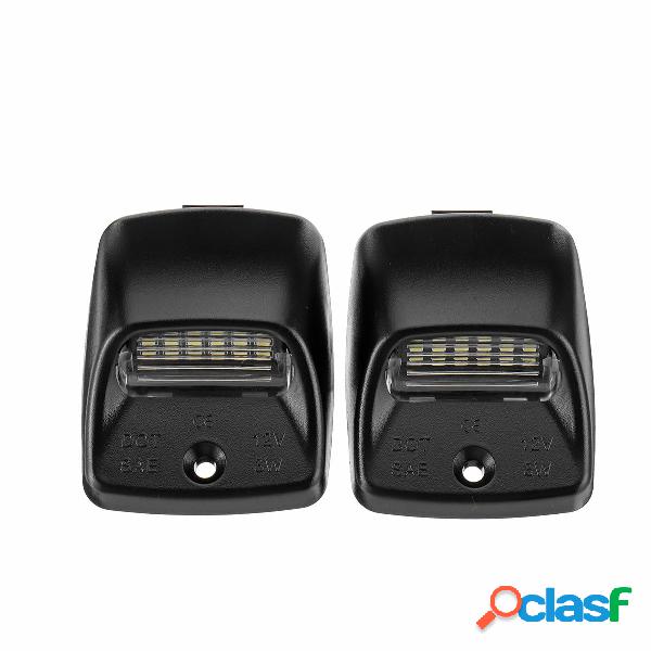 2 PZ LED Licenza Piatto Luci lampada Bianco Per Toyota