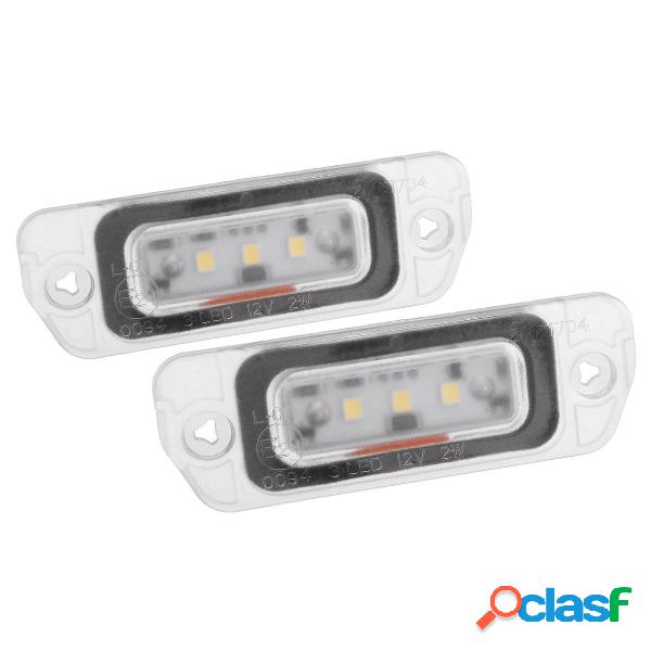 2 Pz 3SMD LED Licenza Piatto Luci per Mercedes-Benz Classe R