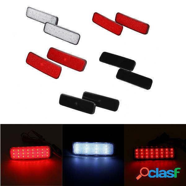 2 pezzi auto LED paraurti posteriore riflettore freno luce