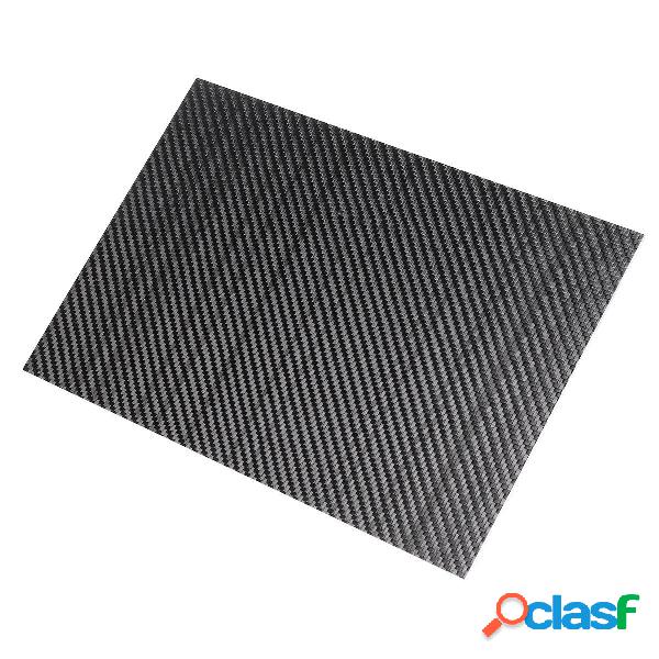 200x300x (0,5-5) mm 3K Black Twill Weave Carbon Fiber Piatto
