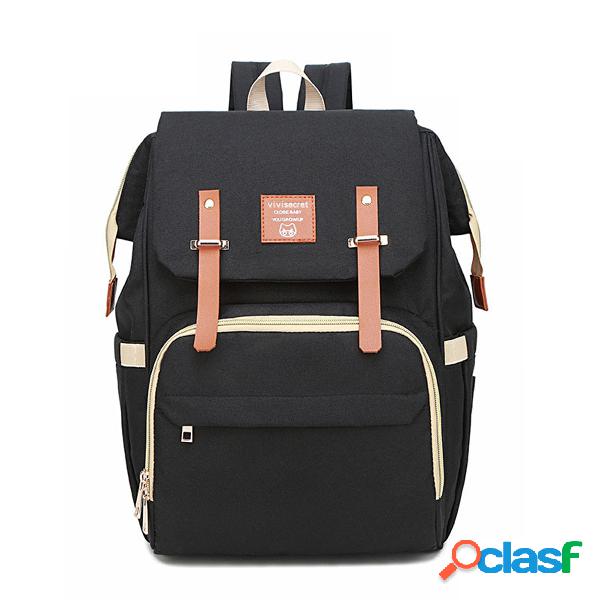 21L USB mummia zaino impermeabile pannolino pannolino Borsa
