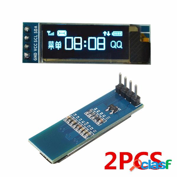 2Pz 0,91 Pollici 128x32 IIC I2C Blu OLED LCD Display Fai da