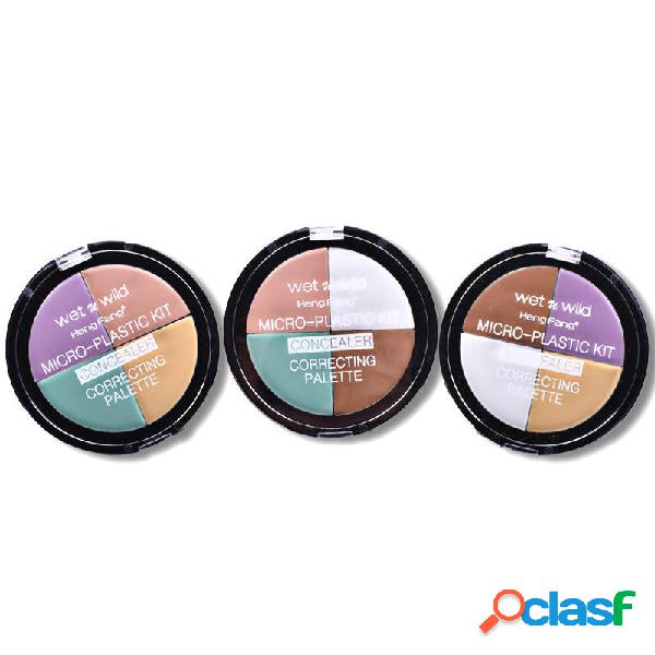 3 Style 4 Colors Natural Concealer Foundation Base Cream