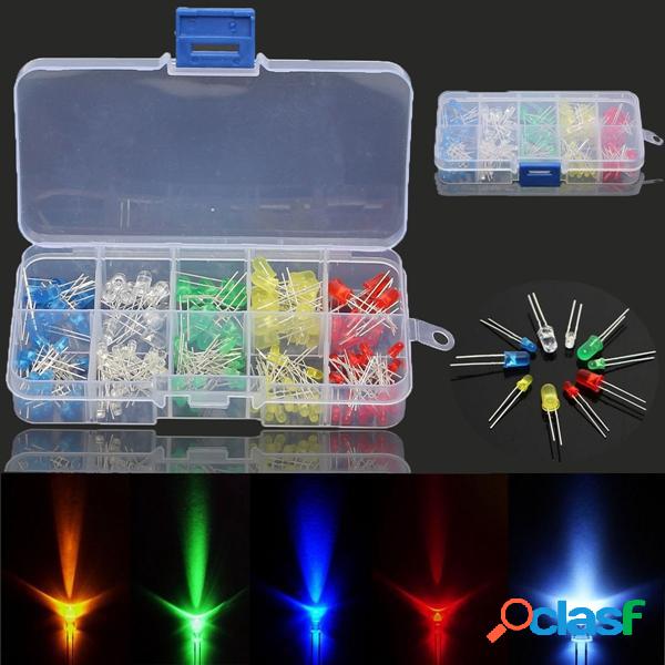 3 x 375 pezzi ciascuno Scatola 3MM 5MM luce a led Lampadine