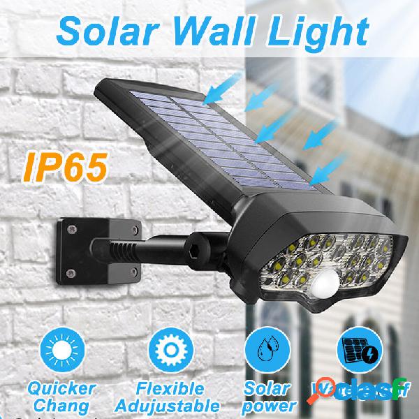 30W 16LED solare Lampione stradale PIR Sensore di movimento