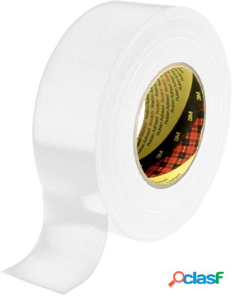 3M 389W38 Nastro in tessuto 389 Bianco (L x L) 50 m x 38 mm