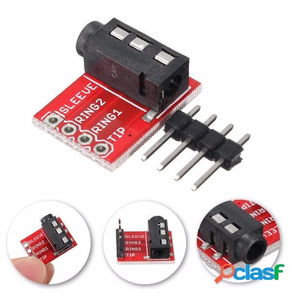 3pcs 3.5mm Plug Jack Stereo TRRS Cuffie Audio presa di