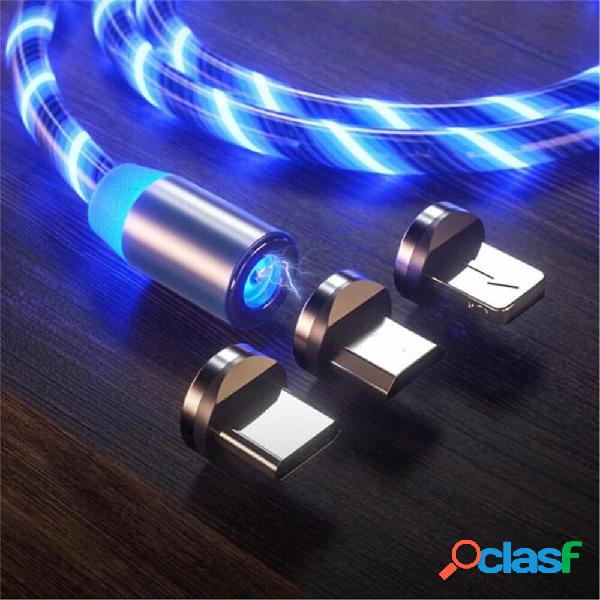 [4 PCS Blue] Bakeey 2.4A USB Type C luce a led Cavo dati