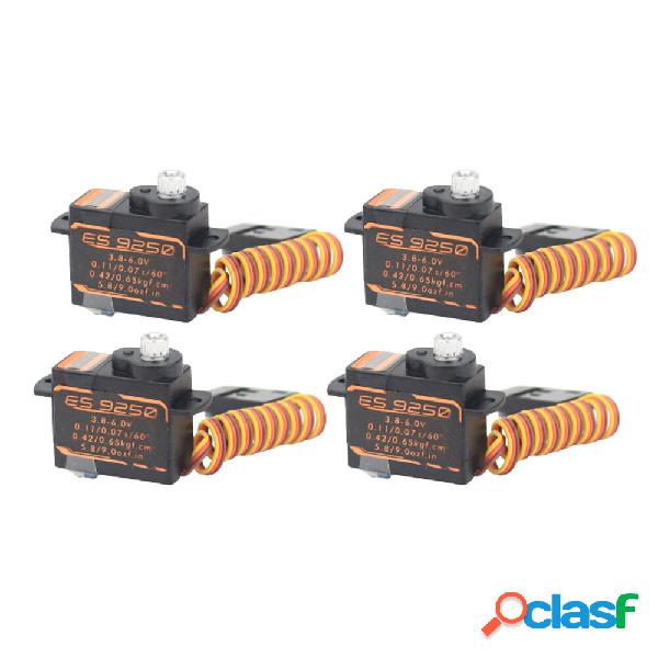 4 pz Emax ES9250 4.8g Metallo Sterzo Digitale Servo con