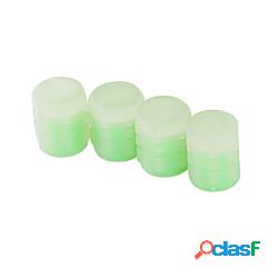 4pcs auto coprivite del mozzo della ruota luminoso dado