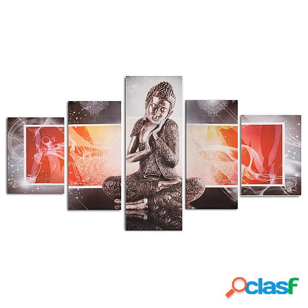 5 pezzi Pittura decorativa a parete Statua Stampa su tela