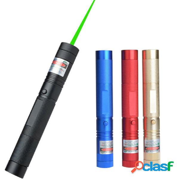 500 m Verde Laser Penna puntatore con ricaricabile Batteria