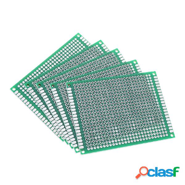 5pcs 6x8cm 6 * 8 doppio lato prototipo PCB circuito stampato