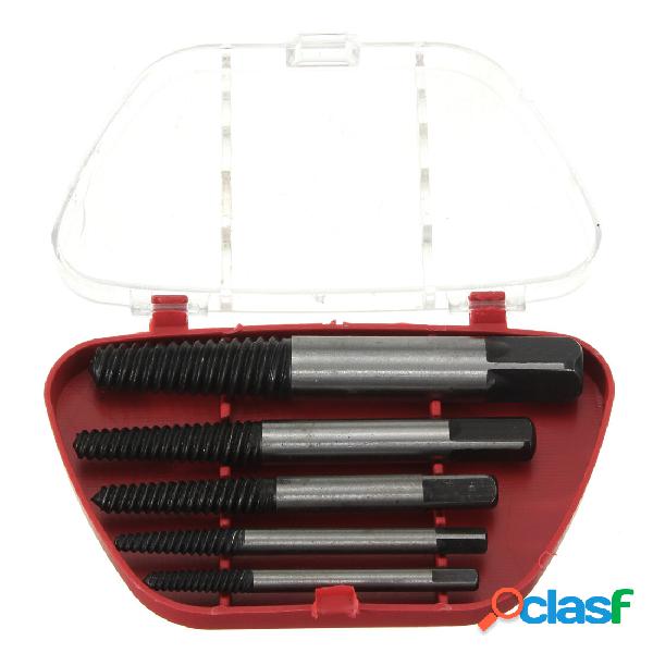 5pcs Dado danneggiato Vite Set di estrattori Kit di