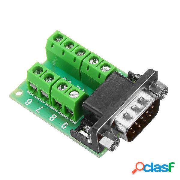 5pcs Maschio Testa RS232 Terminale per porta girevole