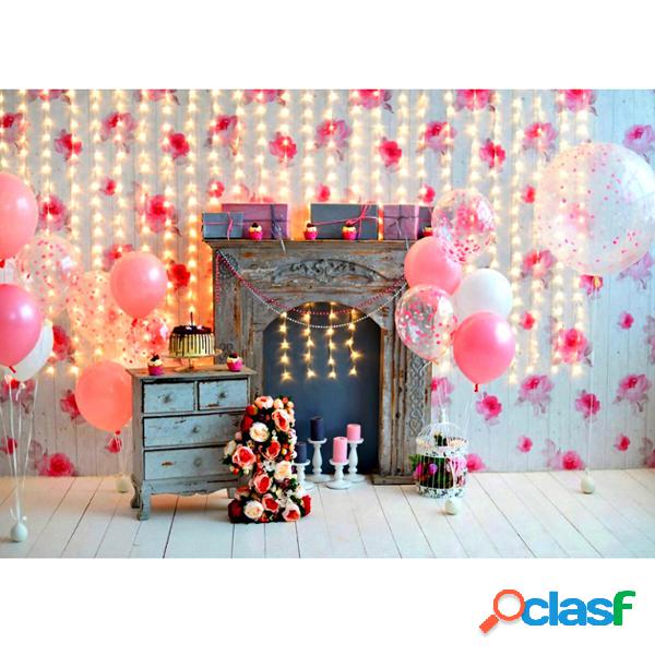 5x3FT 7x5FT Festival Banquet Rosa Tema Fotografia Sfondo