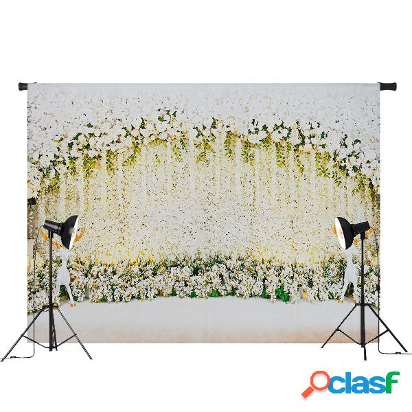 5x3FT 7x5FT Petali e cervi Fotografia di matrimonio Sfondo