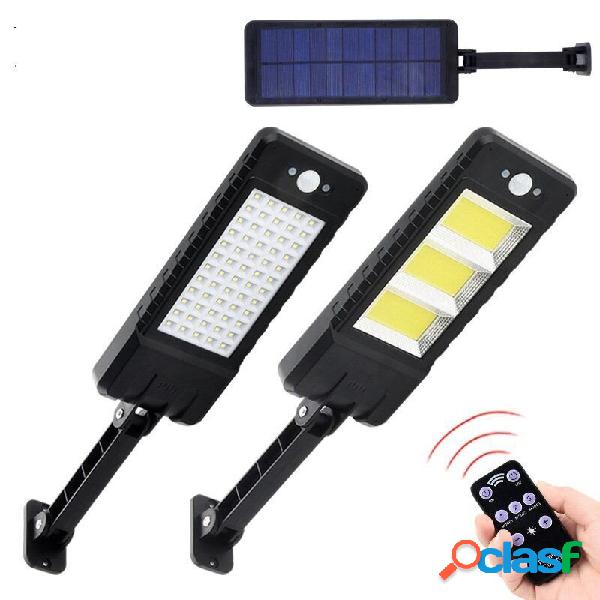 60LED / 120COB solare lampada Sensore di movimento IP65