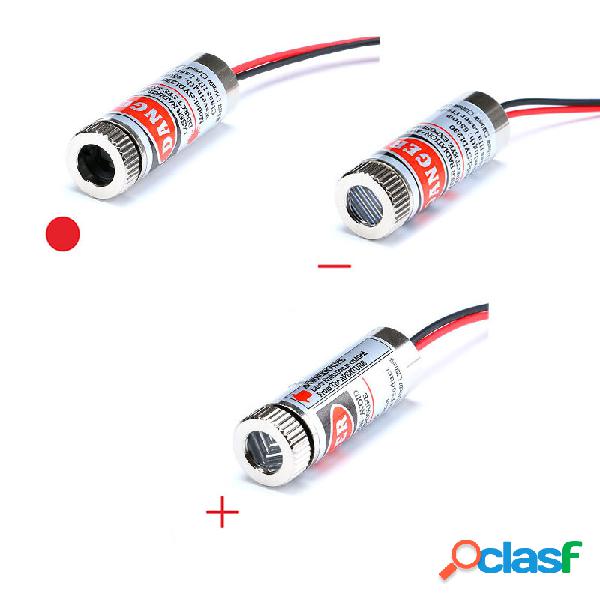 650nm 5mW Punto Rosso/Linea/Croce Laser Vetro Testa Modulo