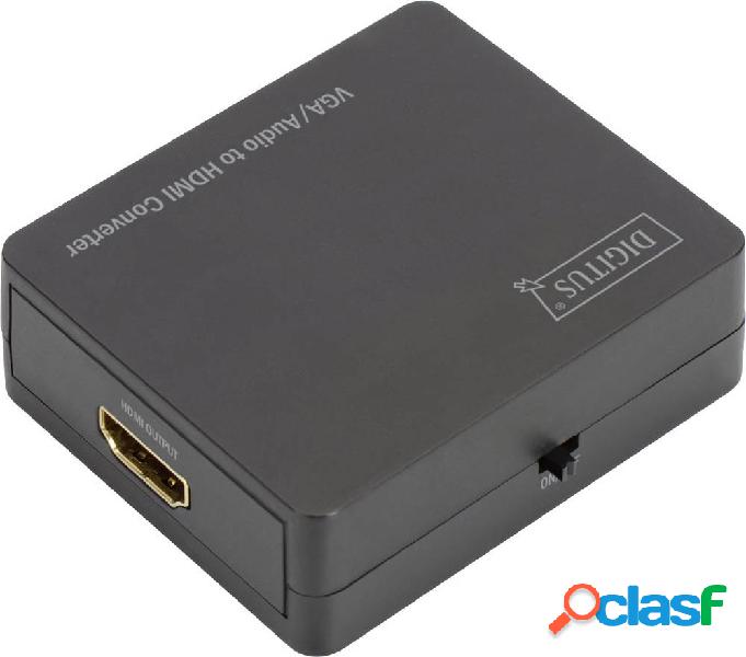 AV Convertitore [VGA, Jack - HDMI] 1920 x 1080 Pixel Digitus