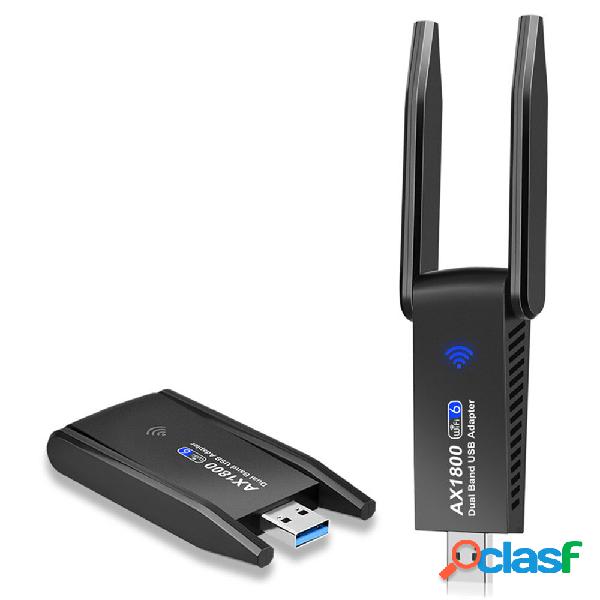 Adattatore AX1800 USB3.0 1800Mbps WiFi6 Dual Banda Scheda di