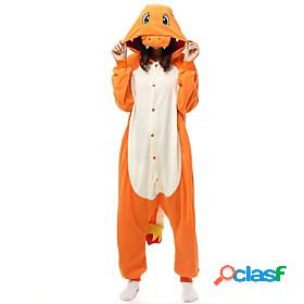 Adults Kigurumi Pajamas Charizar Onesie Pajamas Polar Fleece