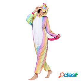 Adults Kigurumi Pajamas Unicorn Onesie Pajamas Flannel