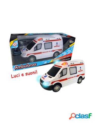 Ambulanza Con Funzione Movimenti Luci E Suoni