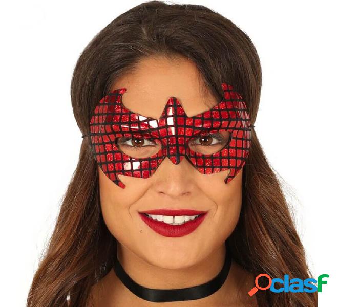 Arachnid Superhero Red Mask