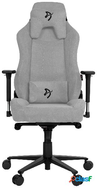Arozzi VERNAZZA SOFT FABRIC Sedia da gioco Grigio chiaro