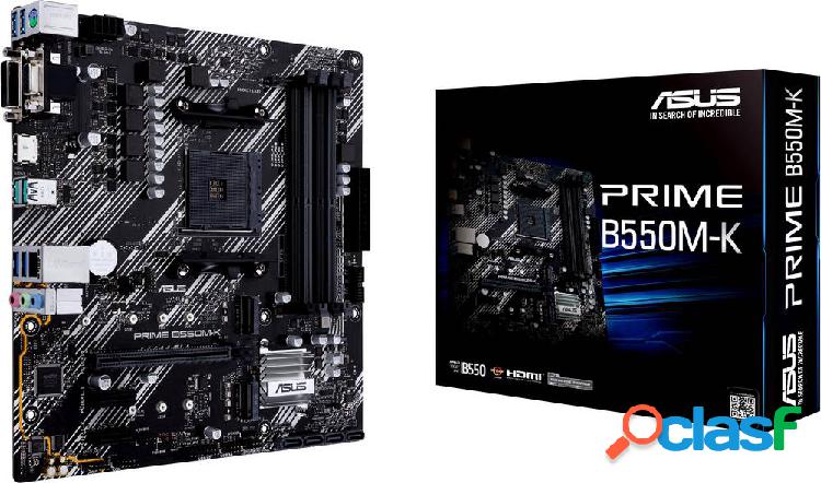 Asus PRIME B550M-K Mainboard Attacco AMD AM4 Fattore di