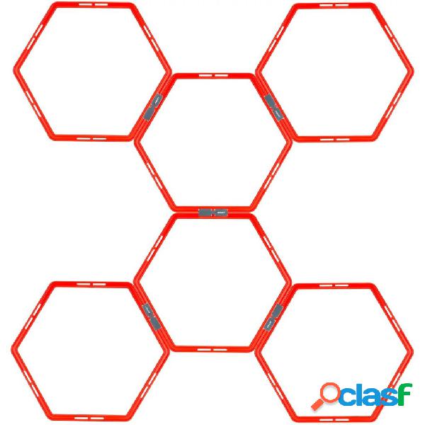 Avento Griglia di Agilità con Esagoni 6 pz