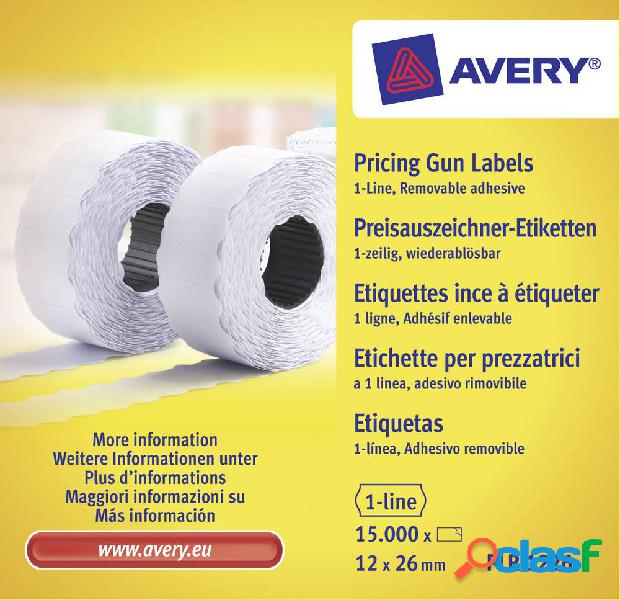 Avery-Zweckform Etichetta per prezzo PLR1226 Staccabile
